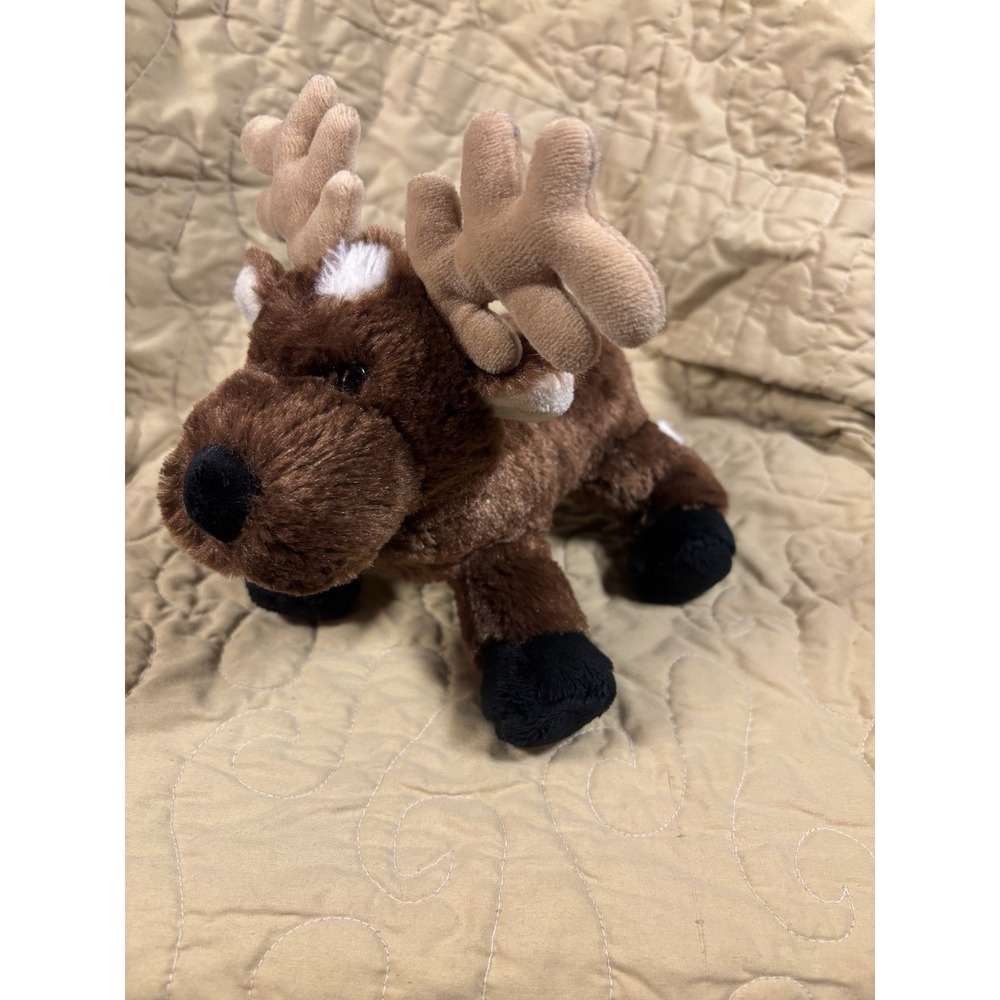 GANZ Webkinz Reindeer Plush Stuffed Animal no code - Picture 2 of 5